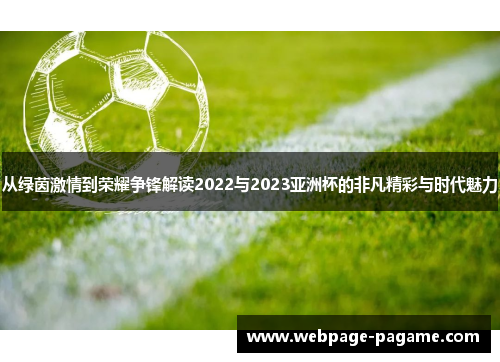 从绿茵激情到荣耀争锋解读2022与2023亚洲杯的非凡精彩与时代魅力